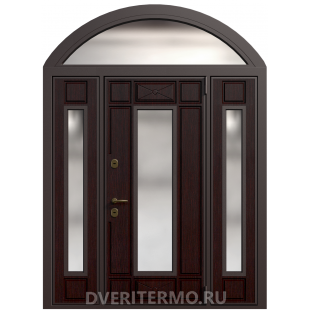 Арочная дверь Сицилия с фрамугой