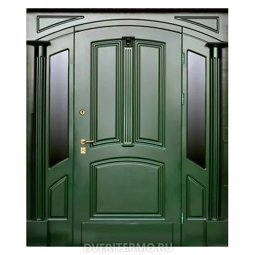 Парадная термодверь Мюнхгаузен эмаль по каталогу RAL