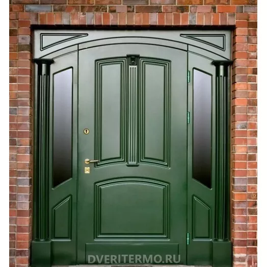 Парадная термодверь Мюнхгаузен эмаль по каталогу RAL
